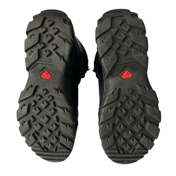 Salomon Men's Black Winter Boots #145464 Black Hiking Shoes Boots US 12 - Picture 7 of 8